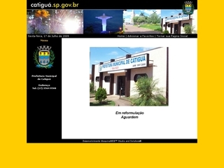 Thumbnail do site Prefeitura Municipal de Catiguá