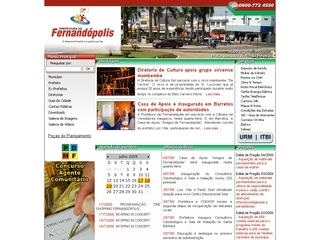 Thumbnail do site Prefeitura Municipal de Fernandópolis