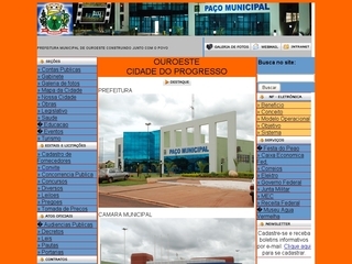 Thumbnail do site Prefeitura Municipal de Ouroeste