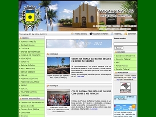 Thumbnail do site Prefeitura Municipal de Turmalina