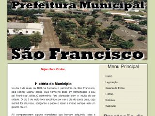 Thumbnail do site Prefeitura Municipal de So Francisco