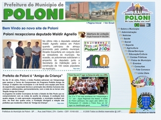 Thumbnail do site Prefeitura Municipal de Poloni