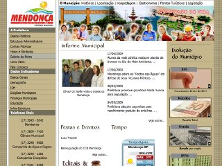 Thumbnail do site Prefeitura Municipal de Mendonça