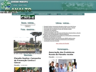 Thumbnail do site Prefeitura Municipal de Planalto