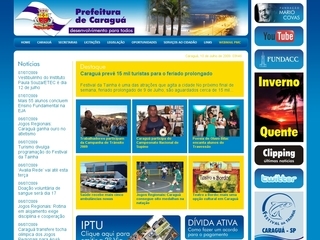 Thumbnail do site Prefeitura Municipal de Caraguatatuba