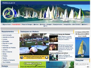 Thumbnail do site Prefeitura Municipal de Ilhabela