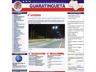 Thumbnail do site Prefeitura Municipal de Guaratinguet