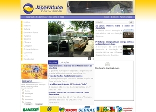 Thumbnail do site Prefeitura Municipal de Japaratuba