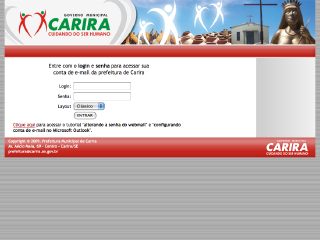 Thumbnail do site Prefeitura Municipal de Carira