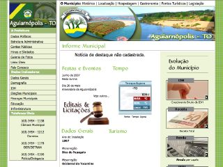 Thumbnail do site Prefeitura Municipal de Aguiarnpolis