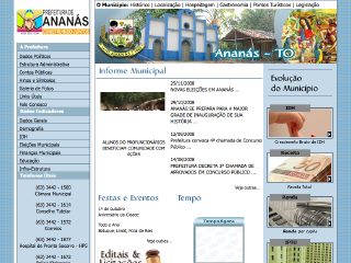 Thumbnail do site Prefeitura Municipal de Anans