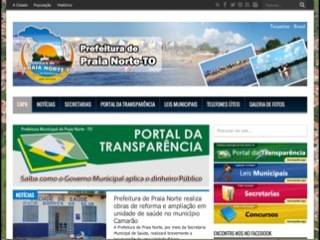 Thumbnail do site Prefeitura Municipal de Praia Norte