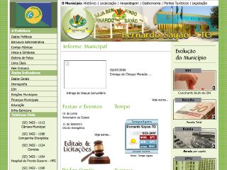 Thumbnail do site Prefeitura Municipal de Bernardo Sayão