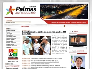 Thumbnail do site Prefeitura Municipal de Palmas