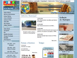 Thumbnail do site Prefeitura Municipal de Porto Nacional