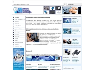 Thumbnail do site CTI - Centro de Tecnologia da Informao