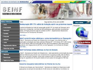Thumbnail do site Secretaria de Estado de Educação, Cultura e Desportos