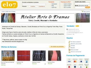 Thumbnail do site Atelier Arte & Tramas