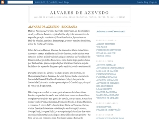 Thumbnail do site Alvares de Azevedo 