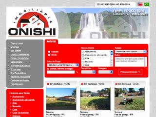 Thumbnail do site Imobiliria Onishi