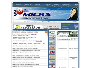 Thumbnail do site Micks Informtica