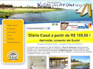 Thumbnail do site Pousada Villas do Atlntico