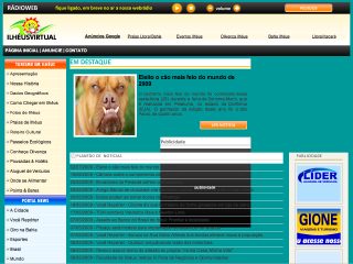 Thumbnail do site Ilhus Virtual - O maior site de Ilhus na net