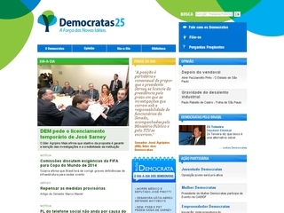 Thumbnail do site Partido Democratas (DEM)