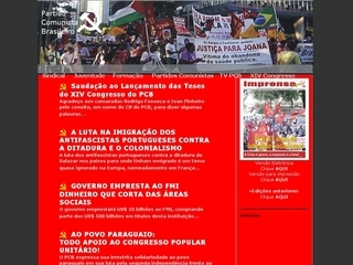 Thumbnail do site Partido Comunista Brasileiro (PCB)