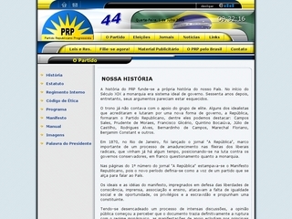 Thumbnail do site Partido Republicano Progressista (PRP)