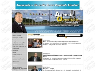 Thumbnail do site Liderana da Minoria na Assemblia Legislativa