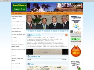 Thumbnail do site Ribeiro Preto e mais 42 destinos tursticos