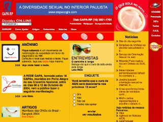 Thumbnail do site GAPA-RP - Grupo de Apoio  Preveno  AIDS de Ribeiro Preto