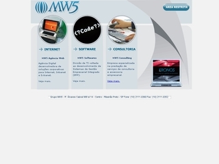 Thumbnail do site MW5 Agência WEB