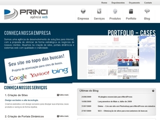 Thumbnail do site Princi Agência Web