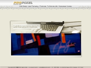 Thumbnail do site Propixel - Agência Web