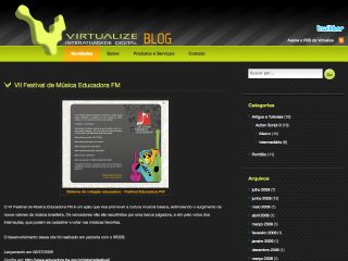 Thumbnail do site Virtualize Interatividade Digital