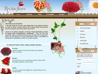 Thumbnail do site Floricultura Rei das Flores