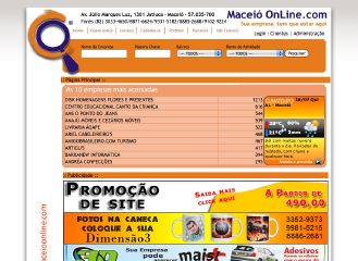 Thumbnail do site Macei OnLine