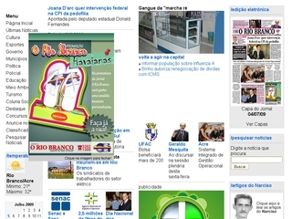 Thumbnail do site Jornal o Rio Branco