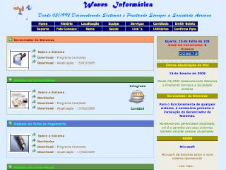 Thumbnail do site Wanes Informática