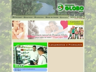 Thumbnail do site Drogaria Globo