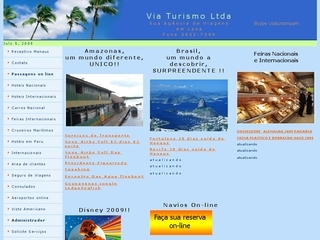 Thumbnail do site Via Turismo Ltda