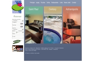 Thumbnail do site Manaus Hotéis
