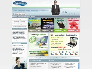 Thumbnail do site Lgica Web Solues Digitais