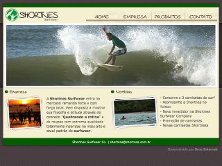 Thumbnail do site Roupas de surf - Shortnes