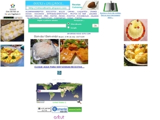 Thumbnail do site Doces e salgados - Site Culinario