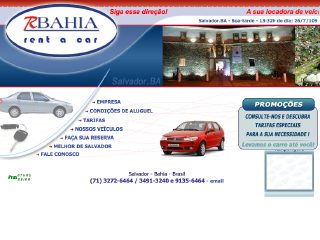 Thumbnail do site RBahia Rent a Car
