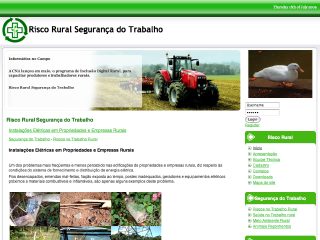 Thumbnail do site Risco Rural Segurana do Trabalho