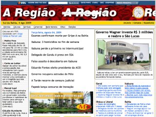 Thumbnail do site A Regio